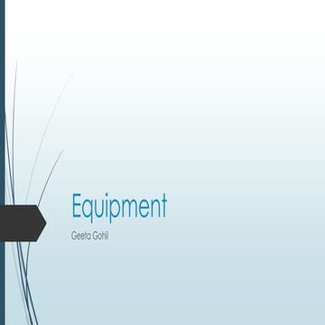 Equipment