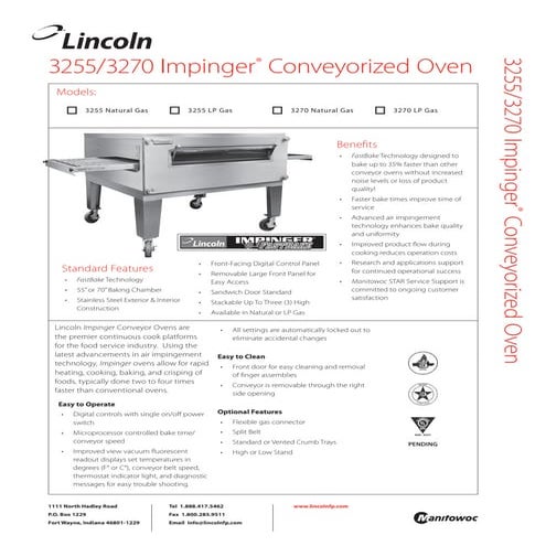 Equipment 3255 3270 impinger spec (1180) | PDF