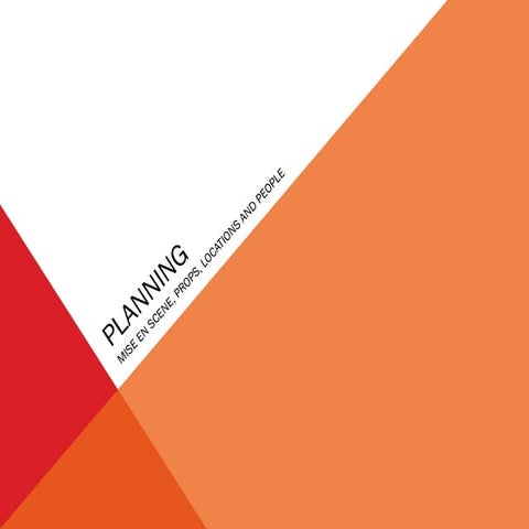 Planning our mudic video