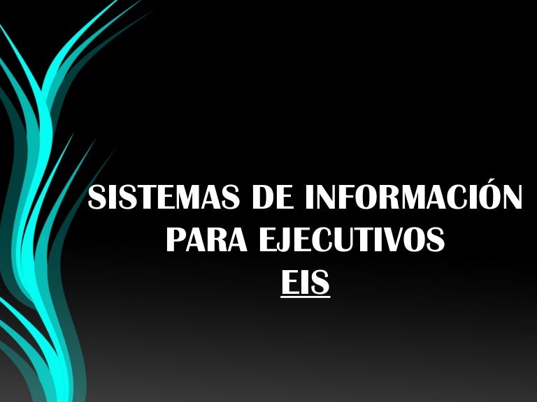 Sistemas de Información Ejecutiva Sistemas de Información Ejecutiva