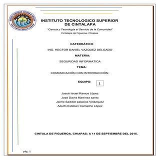 Equipo1 comunicación con interrucción