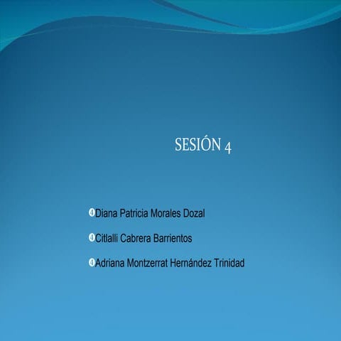 Equipo 1 sesion. 4expo