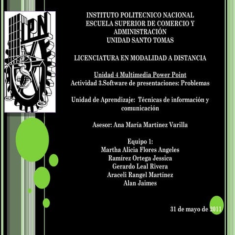 Distribución de tiempo