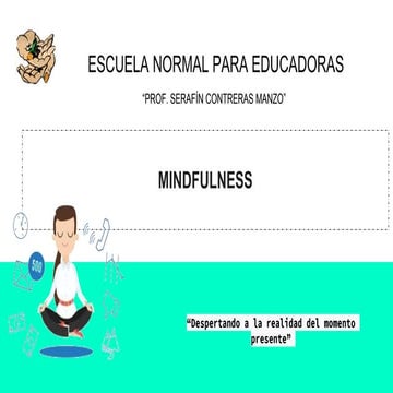 MINDFULNESS “Despertando a la realidad del momento presente”
