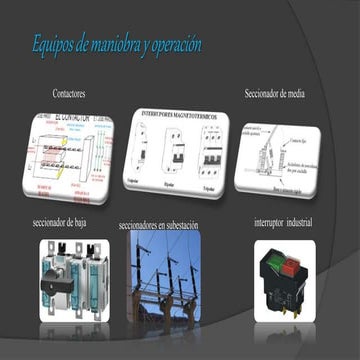 Torres, torrecillas, postes, equipos de maniobra y cámaras de inspección