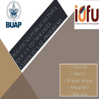 POLITICAS PÚBLICAS PARA QUE LA TECN...