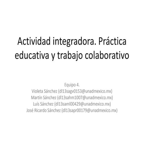 Equipo#4 integradora grupo#237