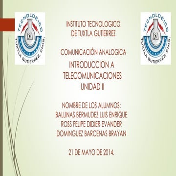 Comunicacion Analogica