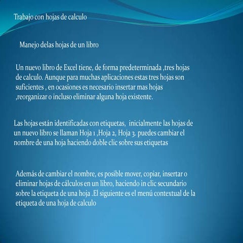 Tema:Trabajo con hoja de cálculo Eq.6 (2°B)