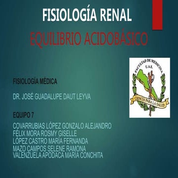 EQUILIBRIO ACIDOBÁSICO