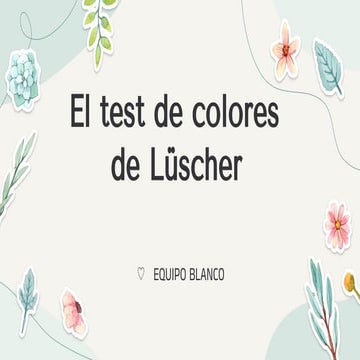 Super manual test-de-luscher | PDF