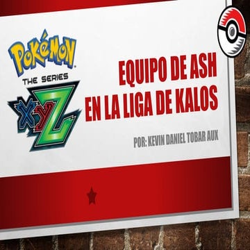 Equipo de Ash Liga Kalos (2016)