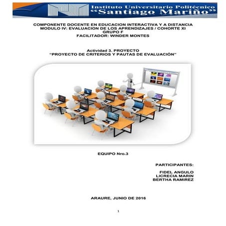 CRITERIOS Y PAUTAS DE EVALUACION EN E LEARNING