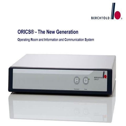Equipor de quirofano - ORICS | PPT
