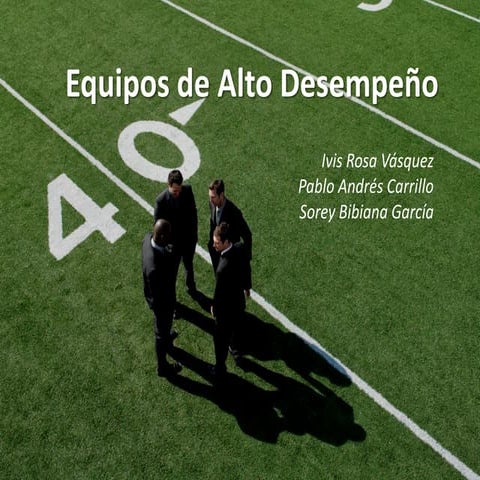 Equipos de alto rendimiento