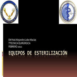 Equipos de esterilización