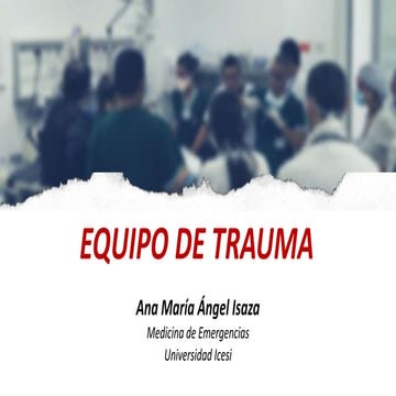 Equipos de trauma