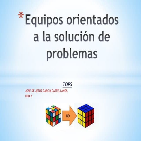 Equipos orientados a la solución de problemas | PPT
