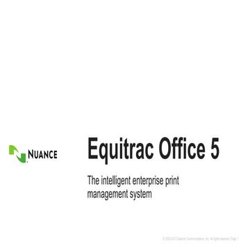 Equitrac office v5.0   end user presentation (full)