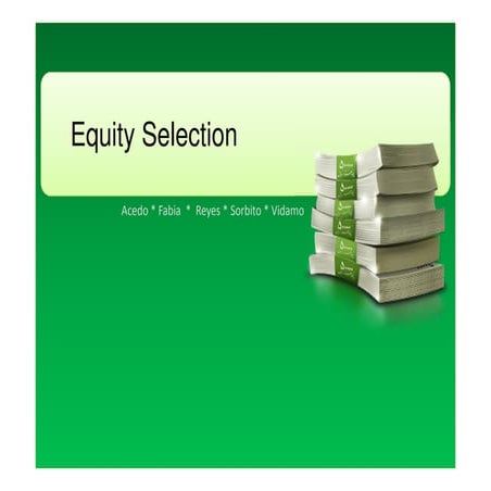Modern portfolio theory | PPTX