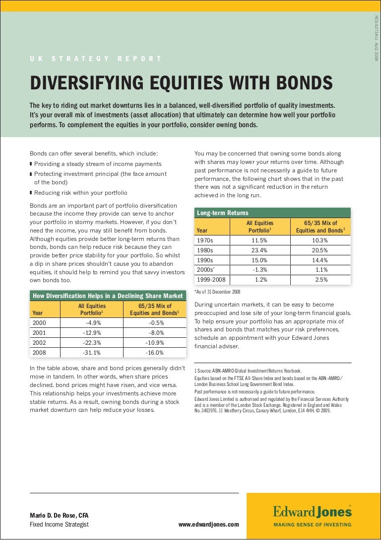 Equity And Bonds report