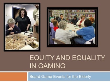 The Golden Gamers: A 65+ Library Gaming Group