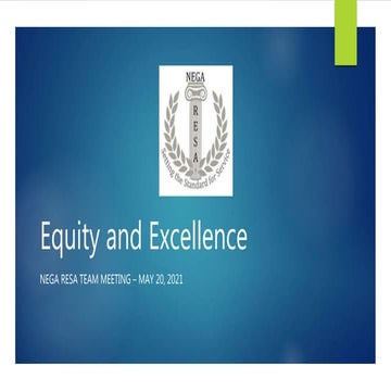 Equity and excellence