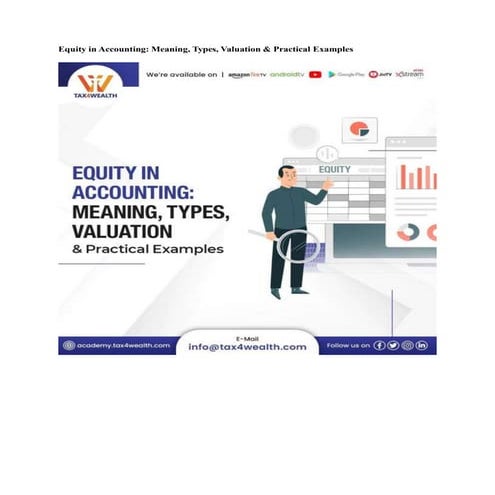 Equity in Accounting: Meaning, Types, & Practical Examples | Academy Tax4wealth 
