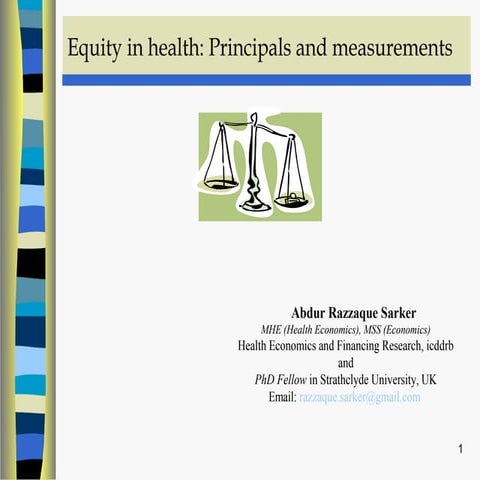 Equity in health system