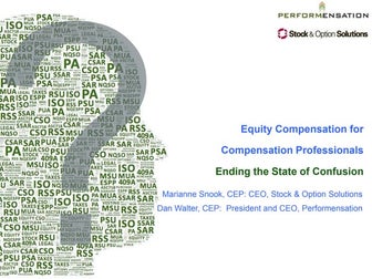 Equity Compensation - Comparison of Plan Types: Including Stock Options, RSUs...