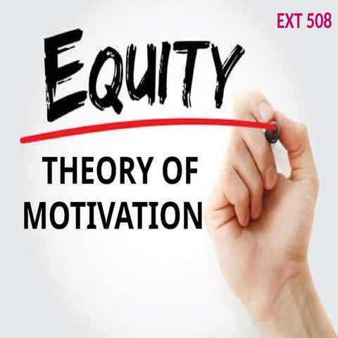 equity theory of motivation in management.pptx