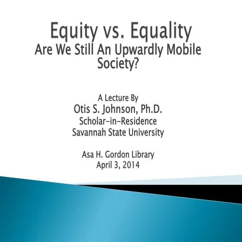 Equity vs equality spring14