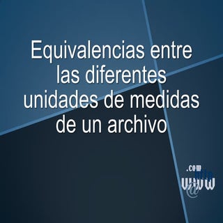 Equivalencias silva revello