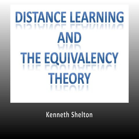 Equivalency Theory