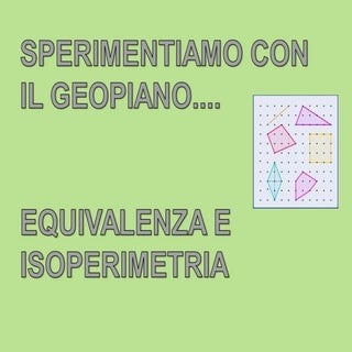 Equivalenza e isoperimetria con il ...