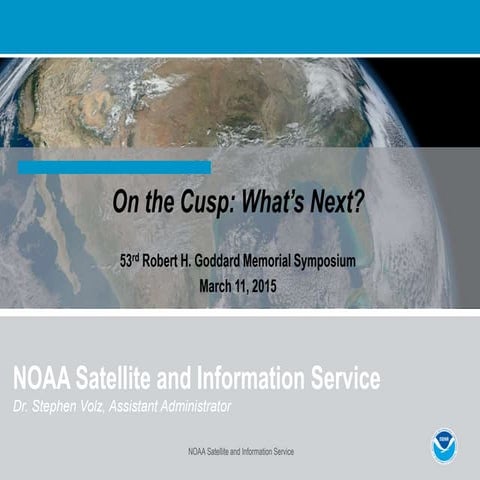 Goddard 2015: Steve Volz, NOAA