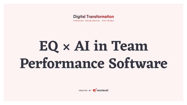 Emotional and Artificial Intelligence in Team Performance Software