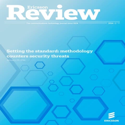 Ericsson Review: Setting the standard: methodology counters security threats
