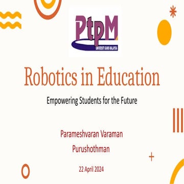 Educational robotics for DJ ask ask do do do