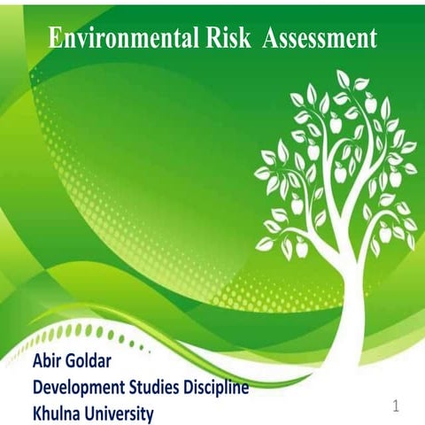 Environmental Risk Assessment