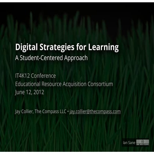 Digital Strategies for Learning A Student-Centered Approach