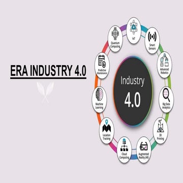 Era Industry 4.0 Internet of Things in era 4.0