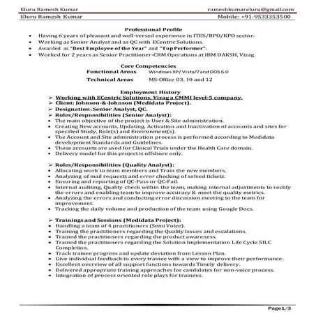 E ramesh cv_updated | DOCX