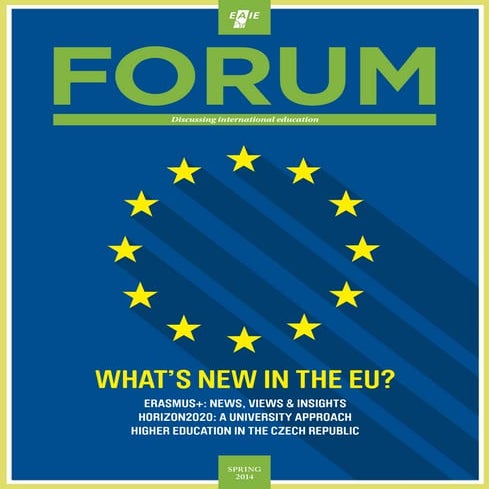 Eramsus+ going global | 2014 spring EAIE Forum member magazine