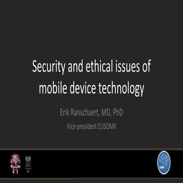 Security and ethical issues of mobile device technology