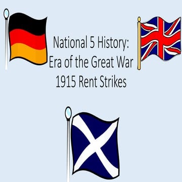 1915 Rent Strikes | PPTX