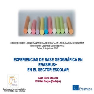 Experiencias de base geográfica en ...