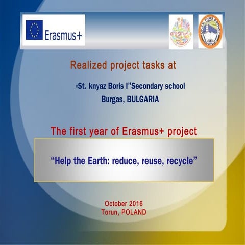 Erasmus+Bulgaria - 1st year summary