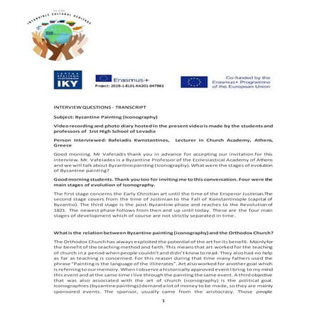 Erasmus+ Cliche Interview questions Byzantine_painting