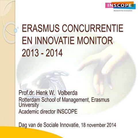 Erasmus concurrentie en innovatie monitor 2014